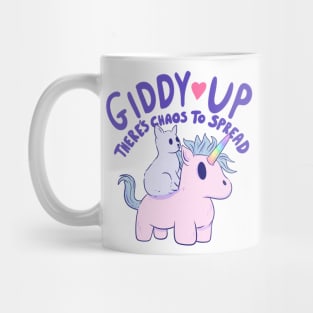 Giddy up there is chaos to spread Mug